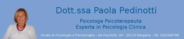 Paola Pedinotti - Psicologa Psicoterapeuta